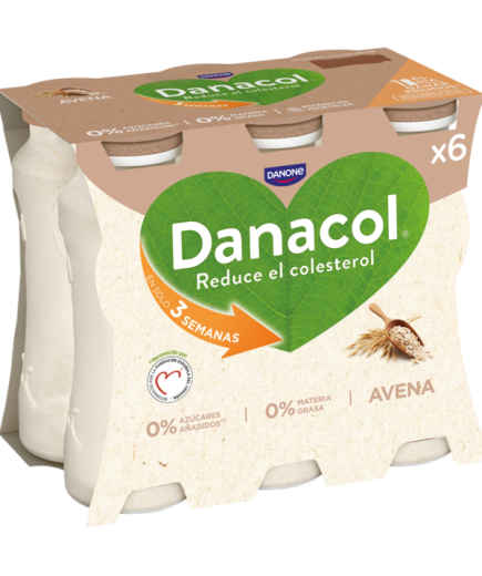 DANONE DANACOL AVENA PACK-6UD 600 GR