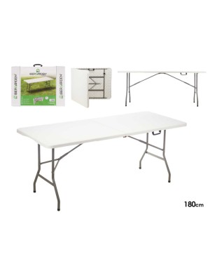 MESA PLEGABLE IBERGARDEN RESINA 180CM UNIDAD