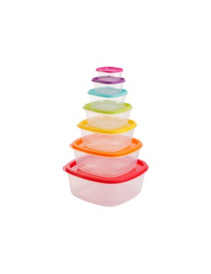 FIAMBRERA PLASTICO LEKNES CUADRADA P/7UD