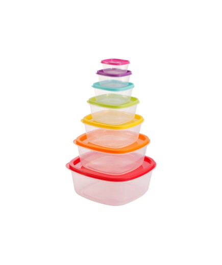 FIAMBRERA PLASTICO LEKNES CUADRADA P/7UD