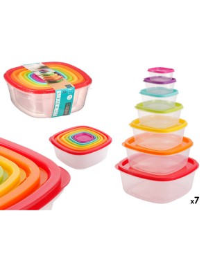 FIAMBRERA PLASTICO LEKNES CUADRADA P/7UD