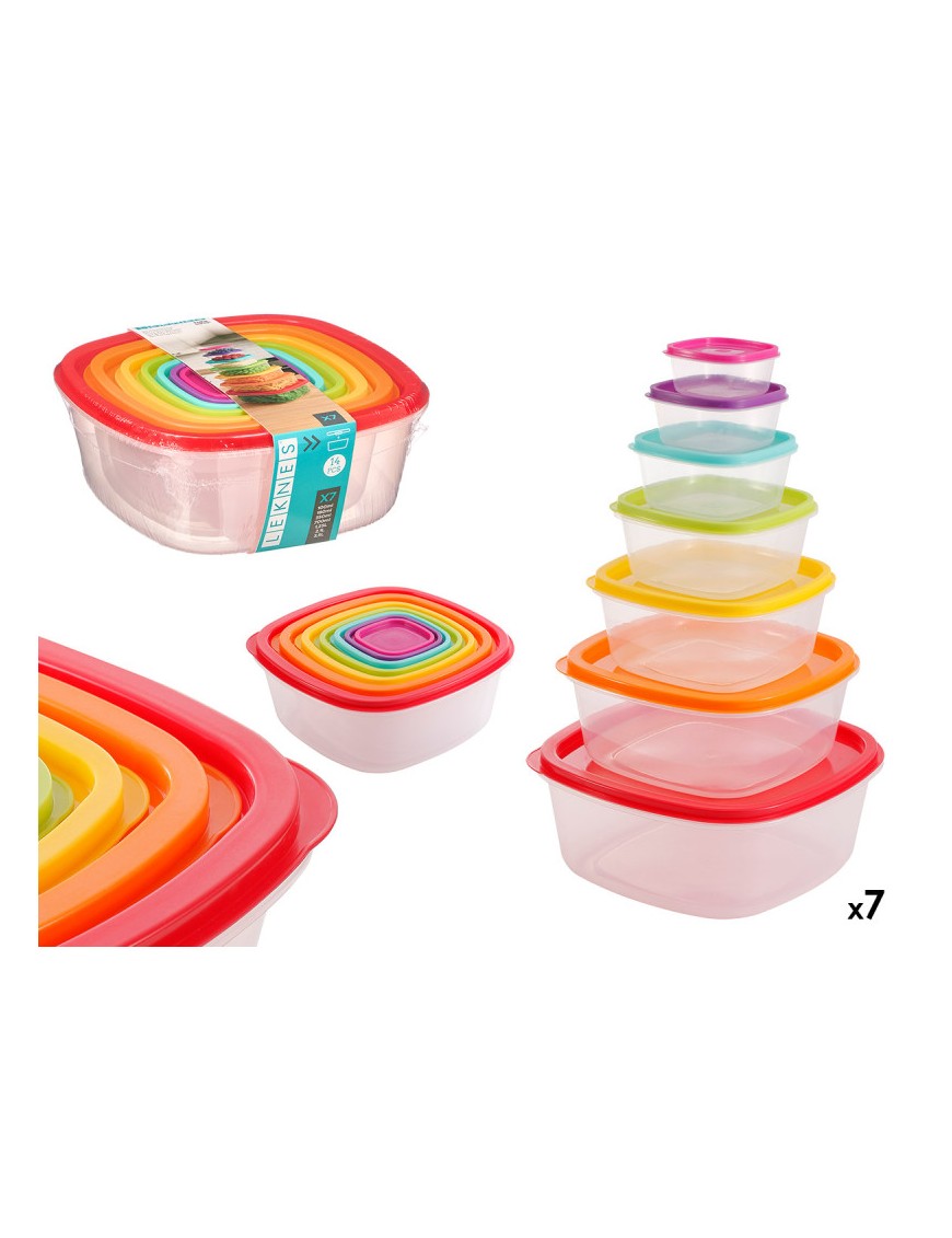 FIAMBRERA PLASTICO LEKNES CUADRADA P/7UD