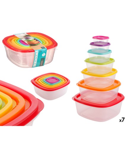 FIAMBRERA PLASTICO LEKNES CUADRADA P/7UD
