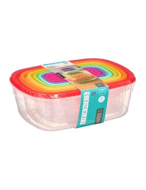 FIAMBRERA PLASTICO LEKNES RECTANGULAR P/7UD