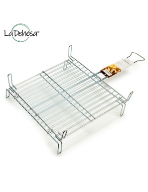 PARRILLA DOBLE ZINCADA LA DEHESA 45X45CM UNIDAD