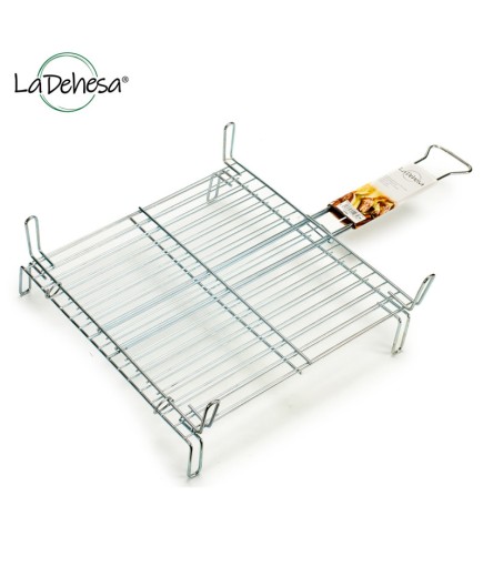 PARRILLA DOBLE ZINCADA LA DEHESA 45X45CM UNIDAD