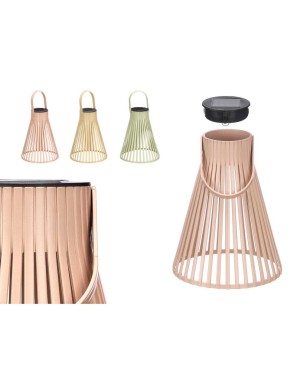 LAMPARA SOLAR CONICA COLORES UNIDAD