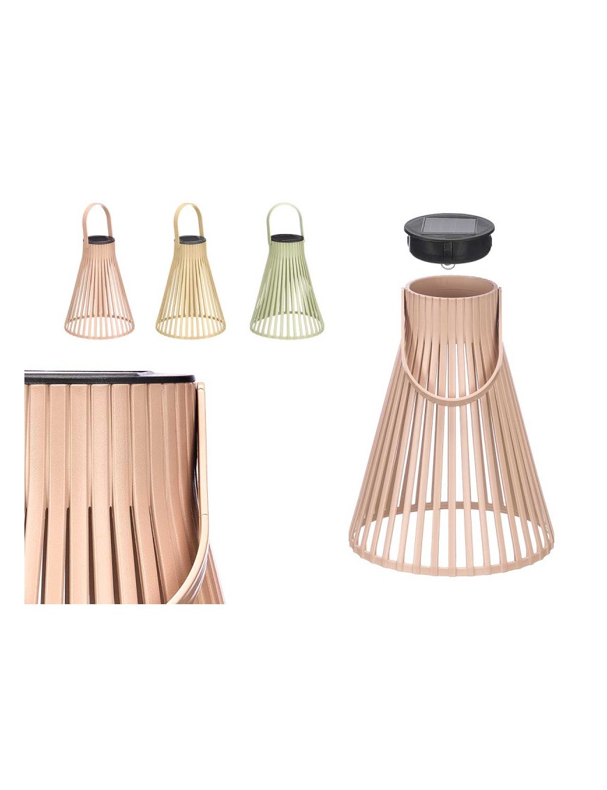 LAMPARA SOLAR CONICA COLORES UNIDAD