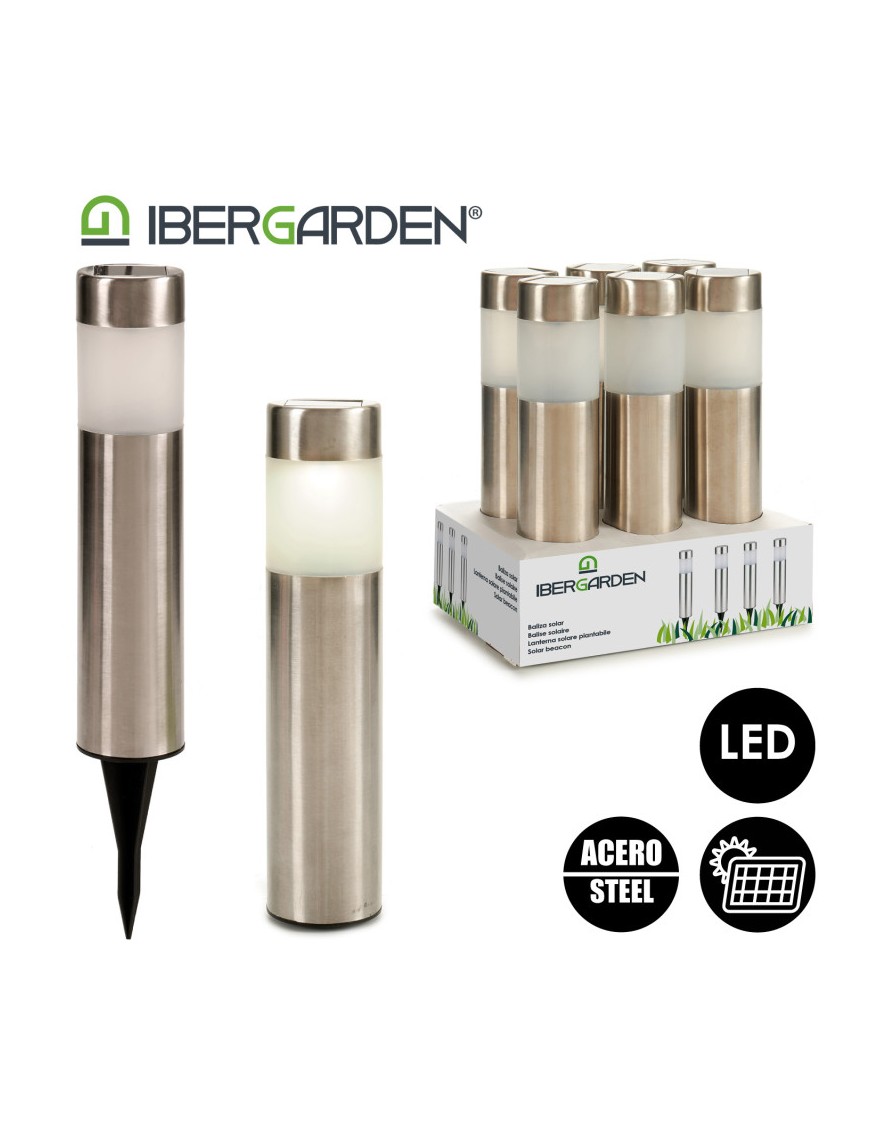 BALIZA SOLAR ACERO IBERGARDEN UNIDAD