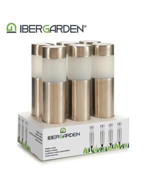 BALIZA SOLAR ACERO IBERGARDEN UNIDAD