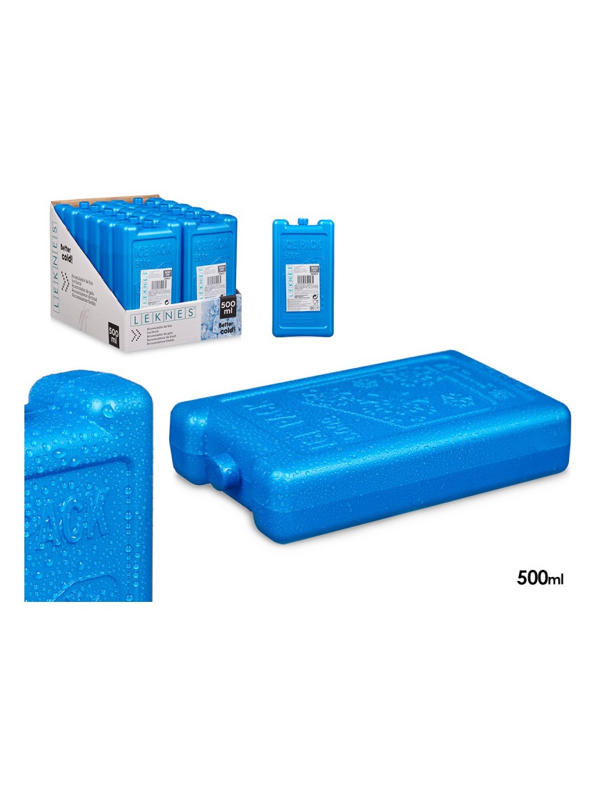 BLOQUE ACUMULADOR DE FRIO LEKNES 500ML UNIDAD