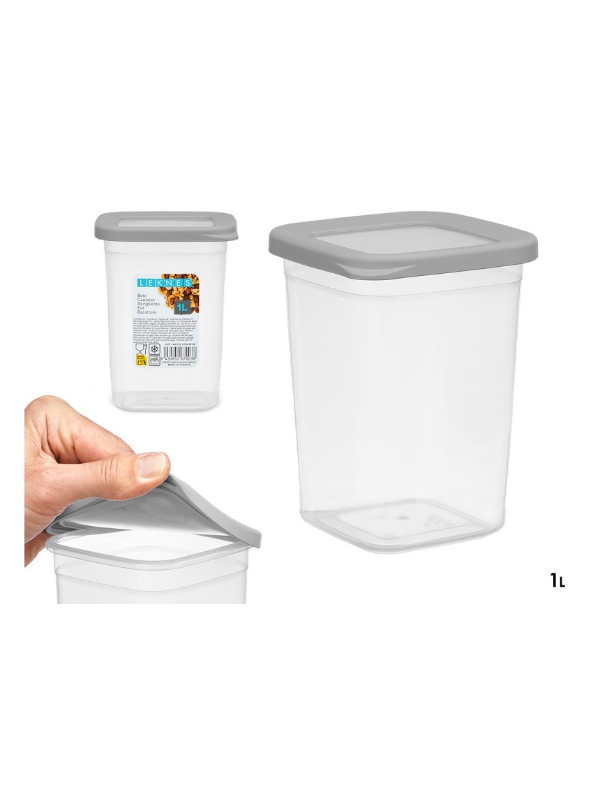 RECIPIENTE MULTIUSOS LEKNES 1L UNIDAD