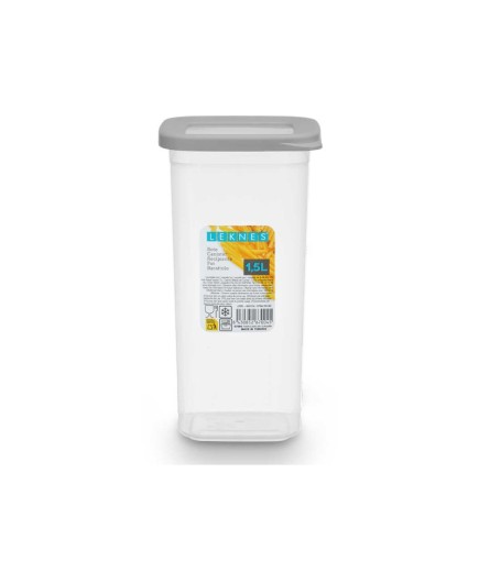 RECIPIENTE MULTIUSOS LEKNES 1.5L UNIDAD