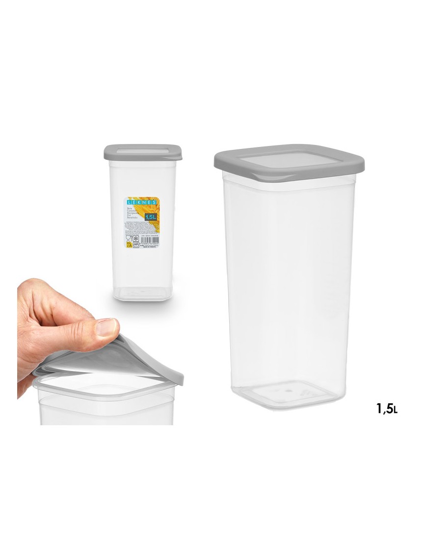 RECIPIENTE MULTIUSOS LEKNES 1.5L UNIDAD