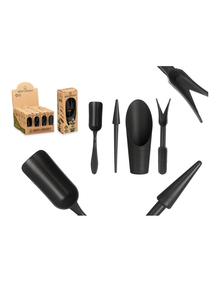 KIT HERRAMIENTAS JARDIN IBERGARDEN P/4UD