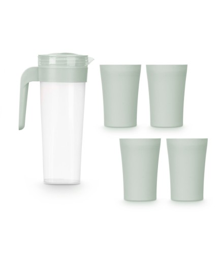 JARRA 1.4L+ 4 VASOS COLORES UNIDAD