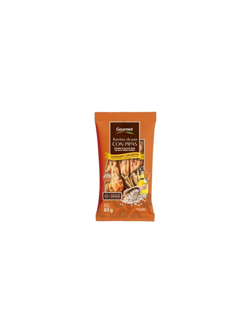 PAN BARRITA GOURMET CON PIPAS B/83 GR