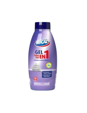 LAVAVAJILLAS MICAL TODO EN 1 36 LAVADO B/720 ML
