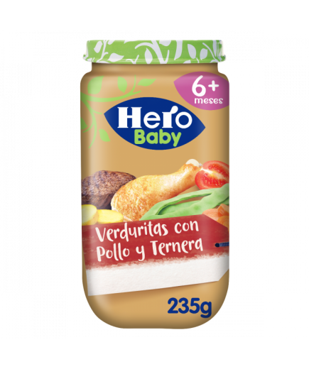 POTITO HERO VERDURITAS CON POLLO Y TERN T/235G