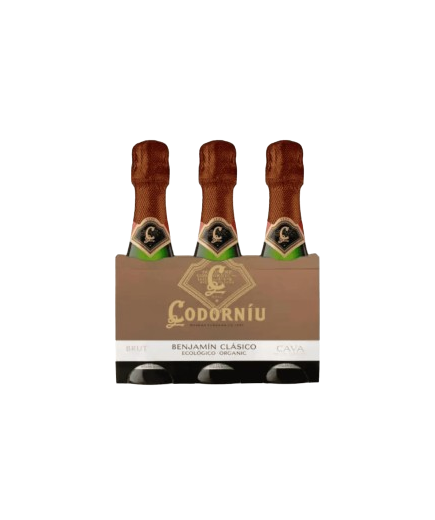 CAVA CODORNIU BENJAMIN BRUT PACK-3 B/20.CL