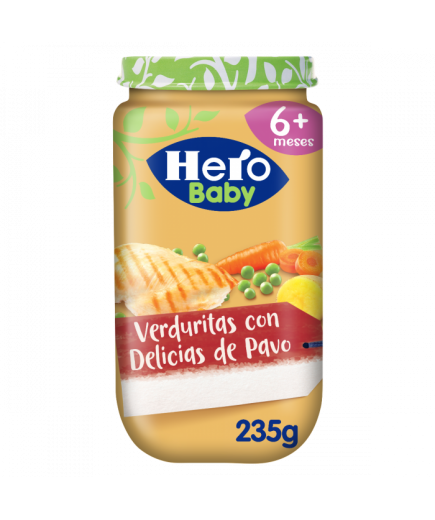 POTITO HERO VERDURITAS CON PAVO T/C 235 GR