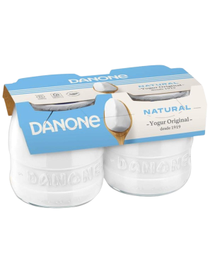 DANONE ORIGINAL CRISTAL NATURAL PACK-2 UD