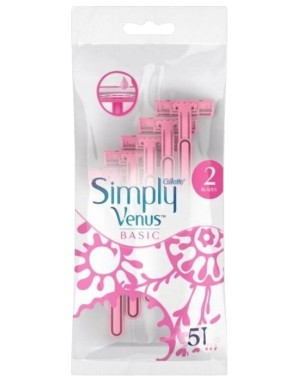 MAQUINILLA DEPILAR GILLETTE SIMPLY VENUS P/5 UD