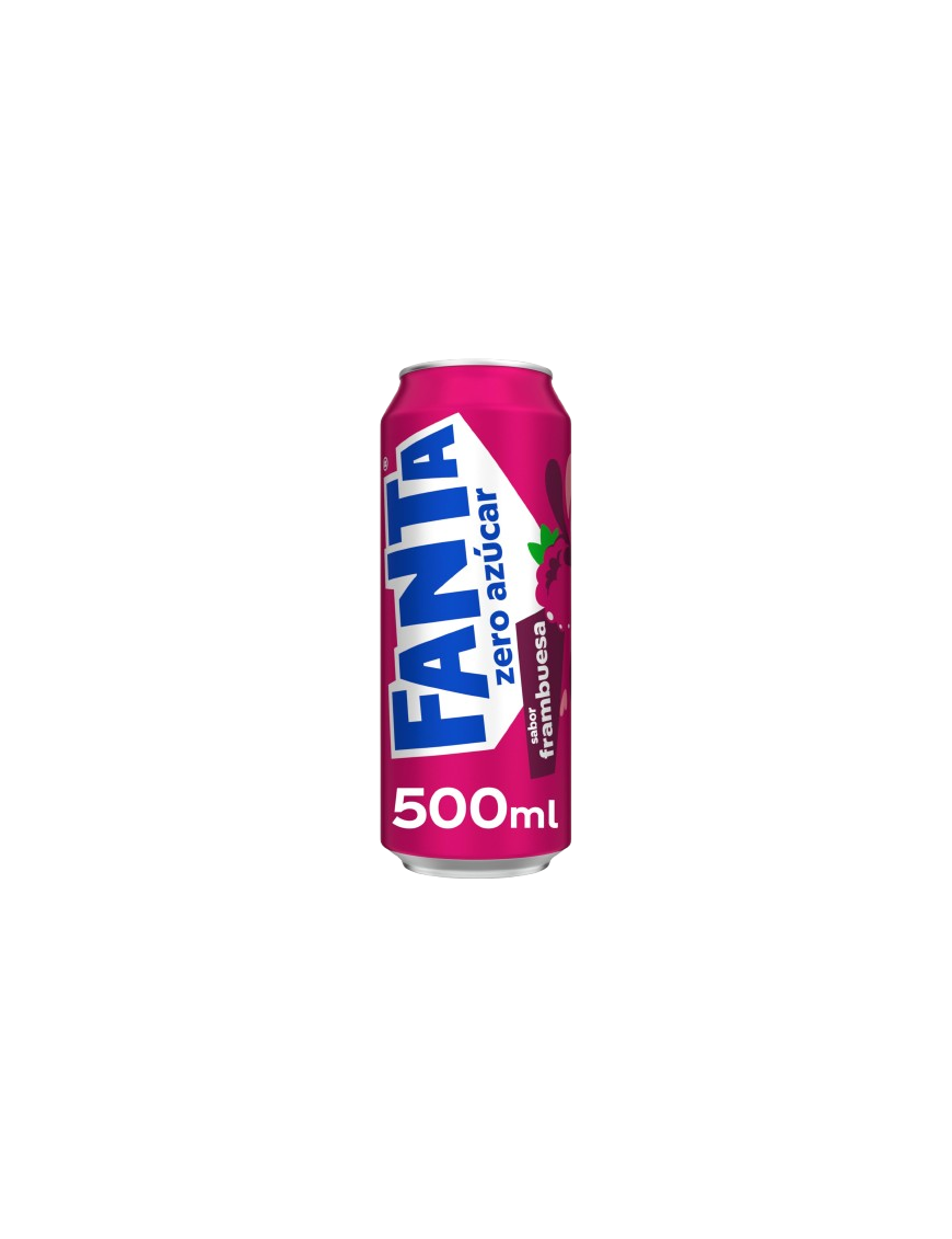FANTA ZERO FRAMBUESA LATA GRANDE 50.CL.