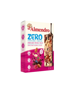 CEREALES BARRITA EL ALMENDRO ZERO F/ROJOS P/4 UD