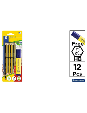 PP LAPIZ NORIS 12 LAPICEROS+FLUORESCENTE UNIDAD