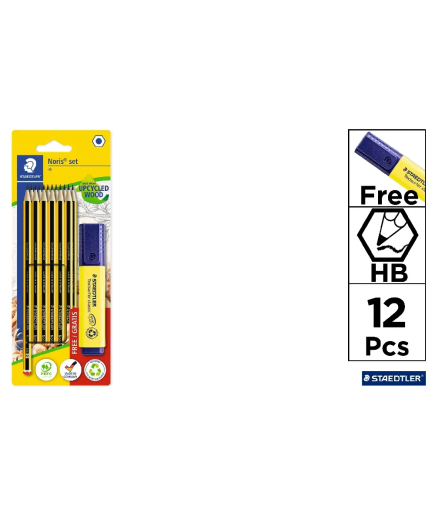 PP LAPIZ NORIS 12 LAPICEROS+FLUORESCENTE UNIDAD