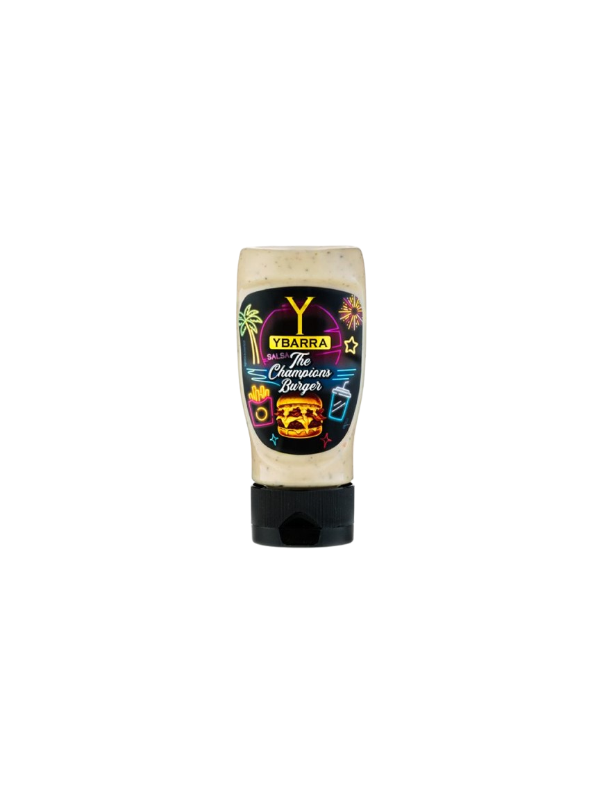 SALSA CHAMPIONS BURGUER YBARRA PET 250ML
