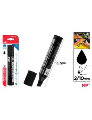 PP ROTULADOR PERMANENTE MP 2/10MM NEGRO UNIDAD