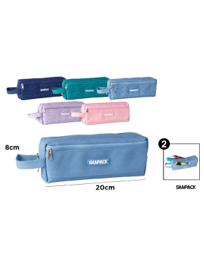 PP ESTUCHE SAMPACK COLOR 2 CREMALLERAS  UD