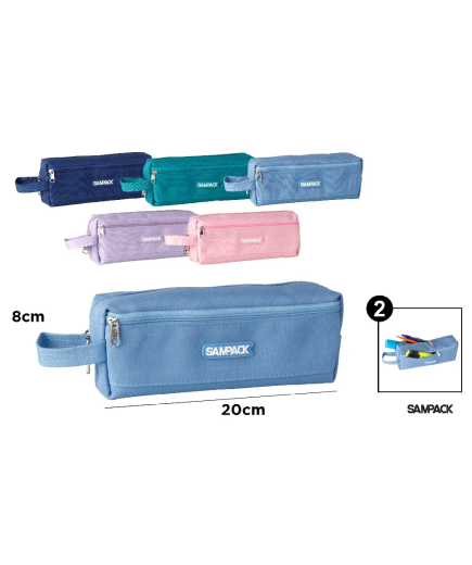 PP ESTUCHE SAMPACK COLOR 2 CREMALLERAS  UD