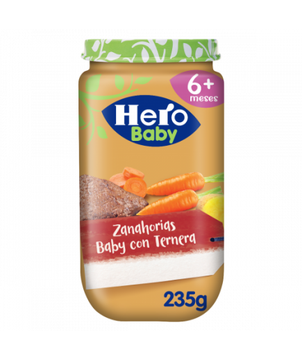 POTITO HERO BABY ZANAHORIA CON TERNERA T/C 235 GR