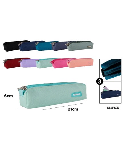 PP ESTUCHE SAMPACK 2 CREMALLERAS SA004 UD
