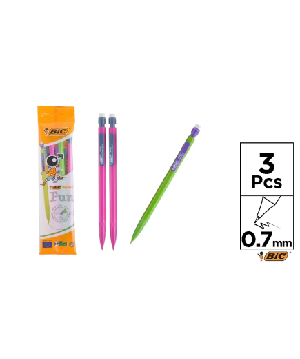 PP PORTAMINAS BIC 0,7 MM P/3UDS