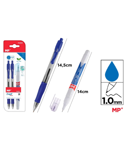 PP SET ESCRITURA 2BOLIS+CORRECTOR UNIDAD