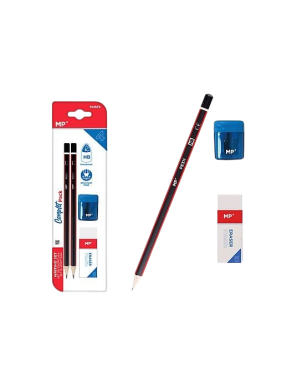 PP SET ESCRITURA LAPIZ+GOMA+SACAPUNTAS UNIDAD