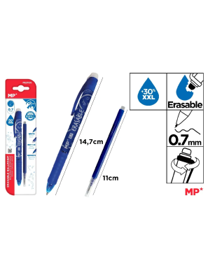 PP BOLIGRAFO BORRABLE MP AZUL+RECAMBIO UNIDAD