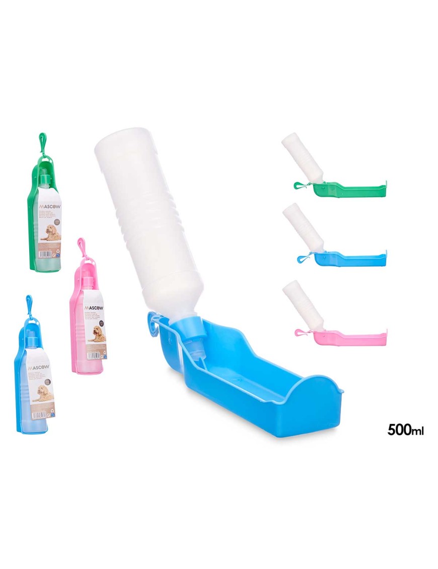 BOTELLA AGUA MASCOTA MASCOW 500ML UNIDAD