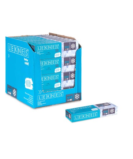 BOLSA CUBITOS HIELO LEKNES P/12 UD