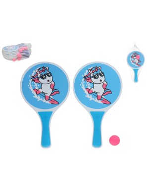 PALAS PLAYA UNICORNIO SURFY 33X19X4CM UNIDAD