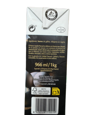 HUEVO LIQUIDO PASCUAL BRICK      1 L