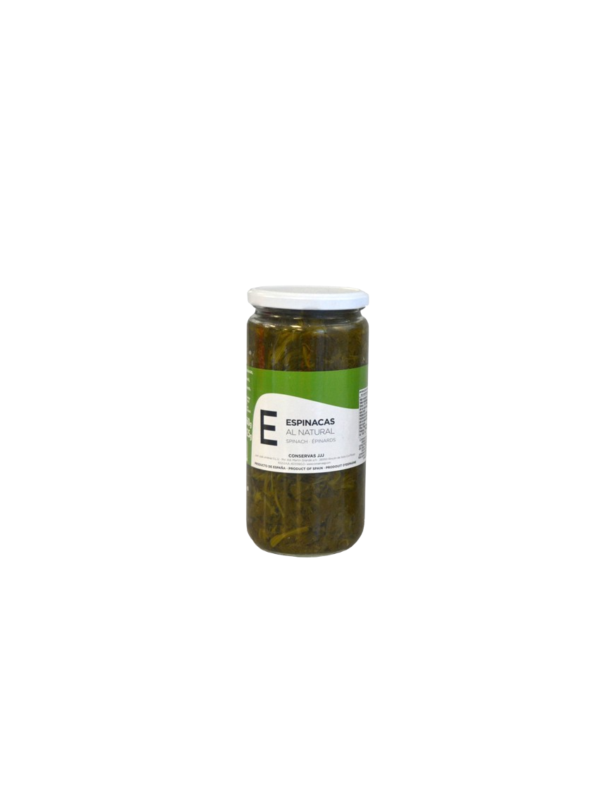 ESPINACAS NATURAL J.J.J. TARRO CRISTAL 425 GR.