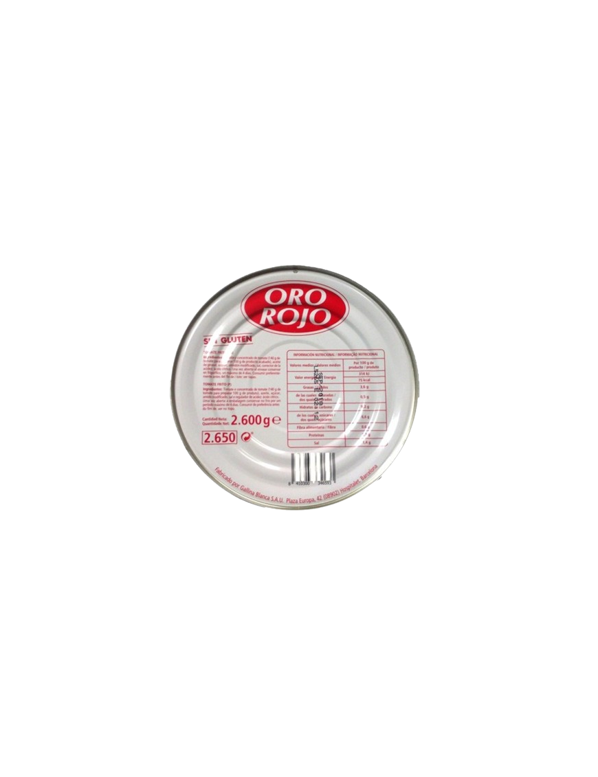 TOMATE FRITO BASE COCINA ORO ROJO L/2,5 KG