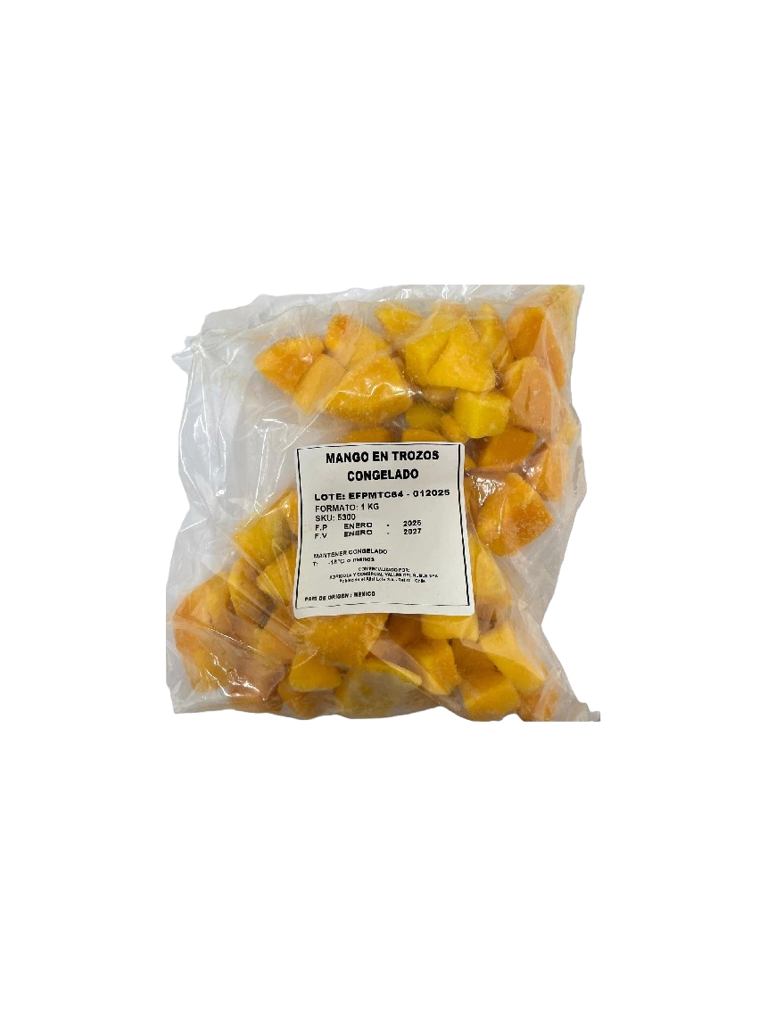 MANGO CONGELADO EXTRA TROZOS CAMPANILLO B/1 KG