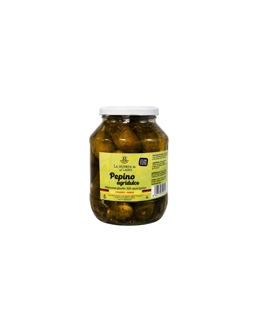 PEPINILLO AGRIDULCE RODAJA LA HUERTA T/C 680GR