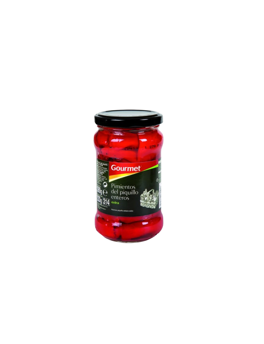 PIMIENTOS PIQUILLO ENTEROS 13/16 B/225GR